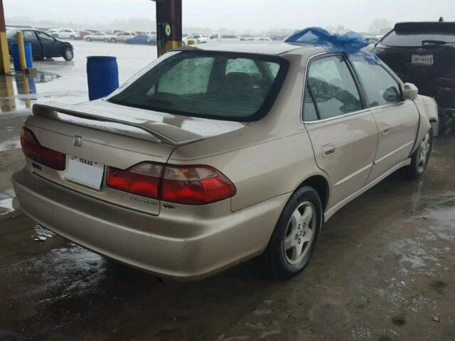 1HGCG1654YA098331 - 2000 HONDA ACCORD EX TAN photo 4