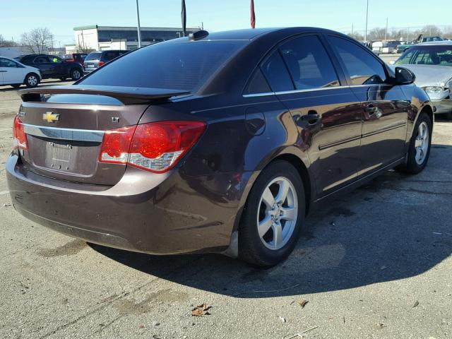 1G1PC5SB6F7120900 - 2015 CHEVROLET CRUZE LT BROWN photo 4