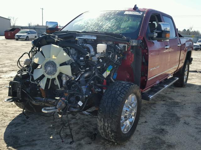 1GT12UEYXJF177884 - 2018 GMC SIERRA K25 RED photo 2