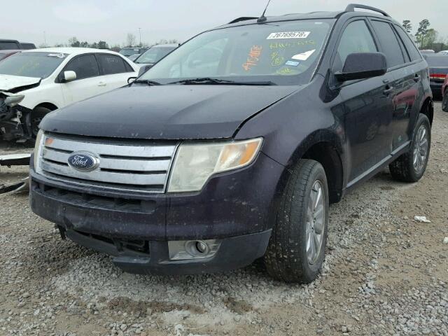 2FMDK38C27BB29986 - 2007 FORD EDGE SEL PURPLE photo 2