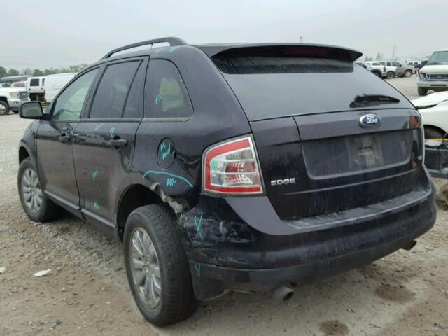 2FMDK38C27BB29986 - 2007 FORD EDGE SEL PURPLE photo 3