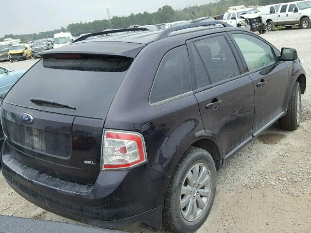 2FMDK38C27BB29986 - 2007 FORD EDGE SEL PURPLE photo 4