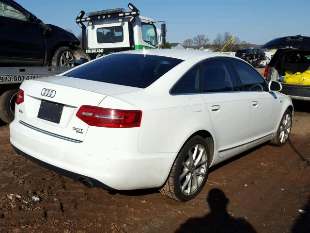 WAUFGAFB3AN040210 - 2010 AUDI A6 PREMIUM WHITE photo 4