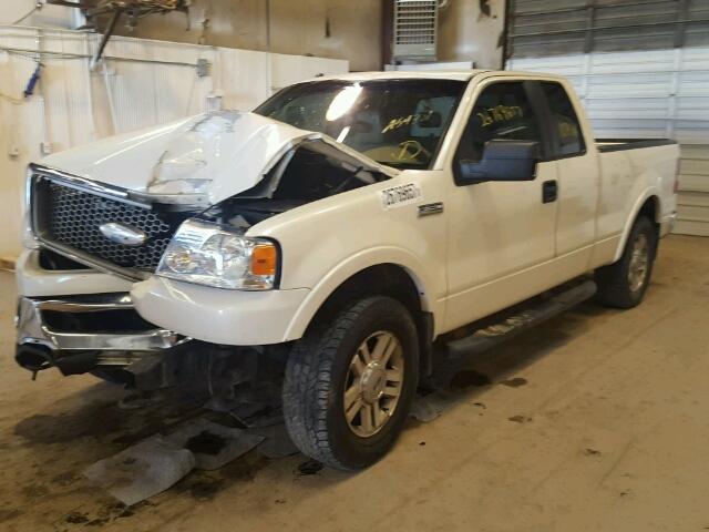 1FTPX14V57FA54701 - 2007 FORD F150 WHITE photo 2