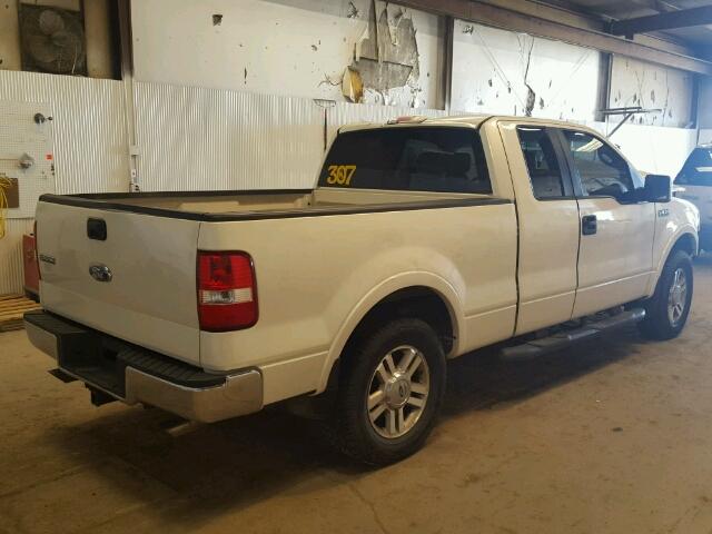 1FTPX14V57FA54701 - 2007 FORD F150 WHITE photo 4