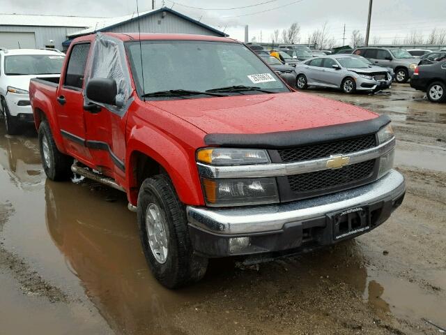 1GCDT136868238154 - 2006 CHEVROLET COLORADO RED photo 1