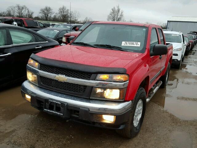 1GCDT136868238154 - 2006 CHEVROLET COLORADO RED photo 2