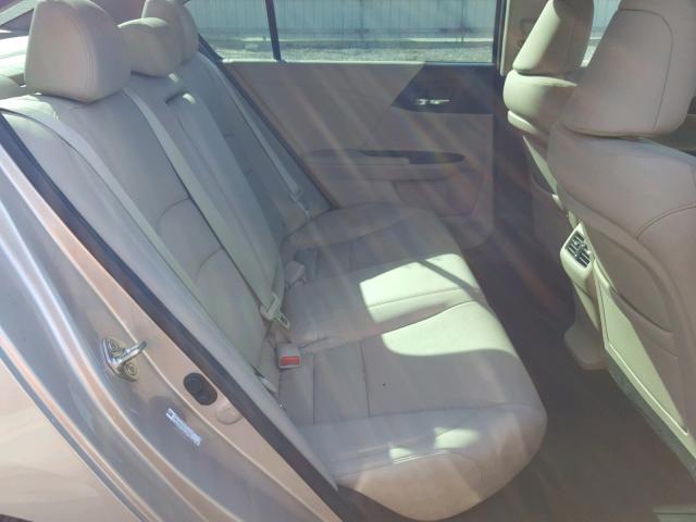 1HGCR2F87EA154557 - 2014 HONDA ACCORD EXL BEIGE photo 6