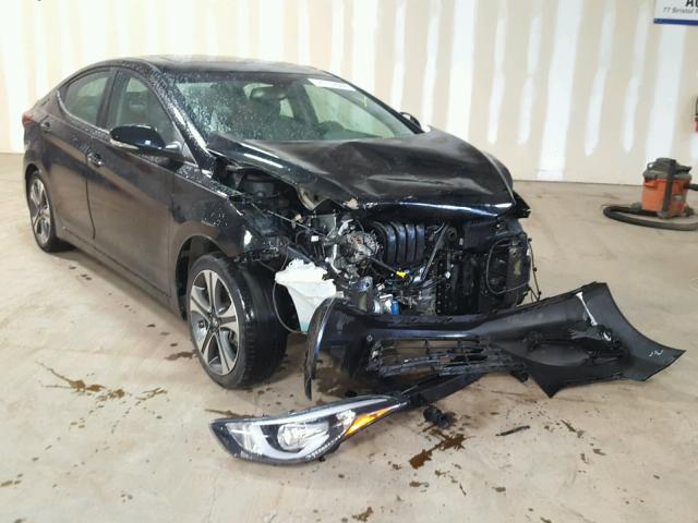 KMHDH4AHXFU233208 - 2015 HYUNDAI ELANTRA SE BLACK photo 1