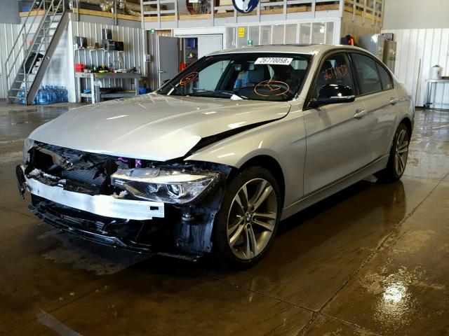 WBA3B3C59DF535179 - 2013 BMW 328 XI SILVER photo 2