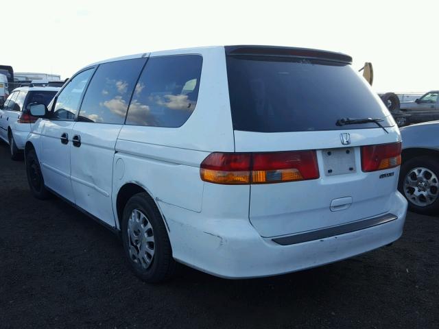 5FNRL18534B118930 - 2004 HONDA ODYSSEY LX WHITE photo 3