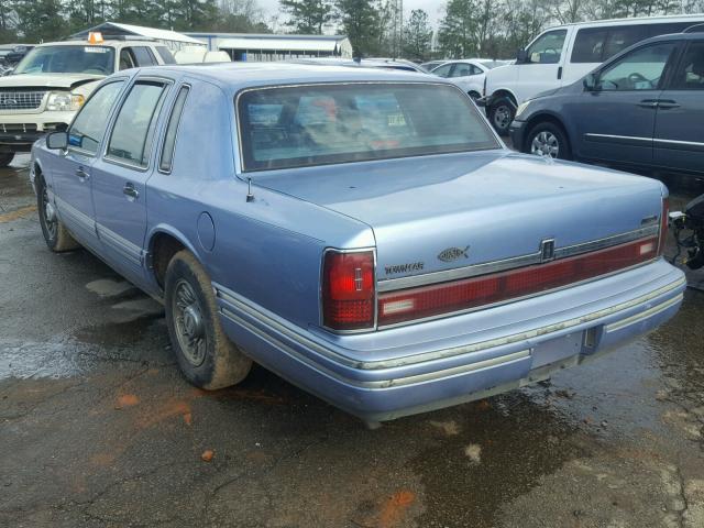 1LNLM81W2RY735981 - 1994 LINCOLN TOWN CAR E BLUE photo 3