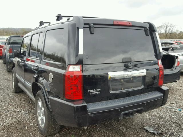 1J8HH58N86C192647 - 2006 JEEP COMMANDER შავი ფოტო 3
