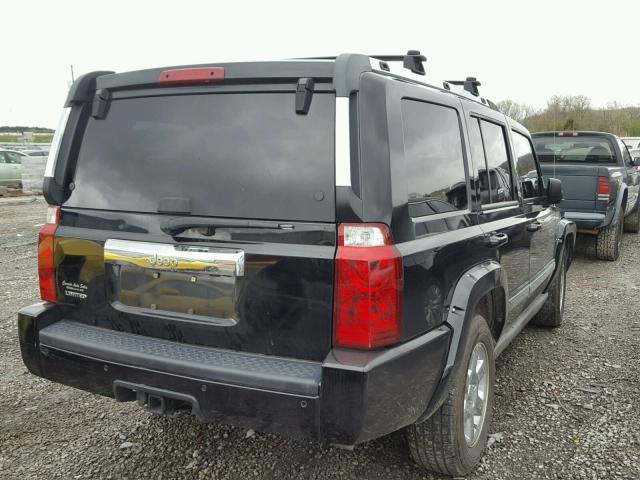 1J8HH58N86C192647 - 2006 JEEP COMMANDER შავი ფოტო 4
