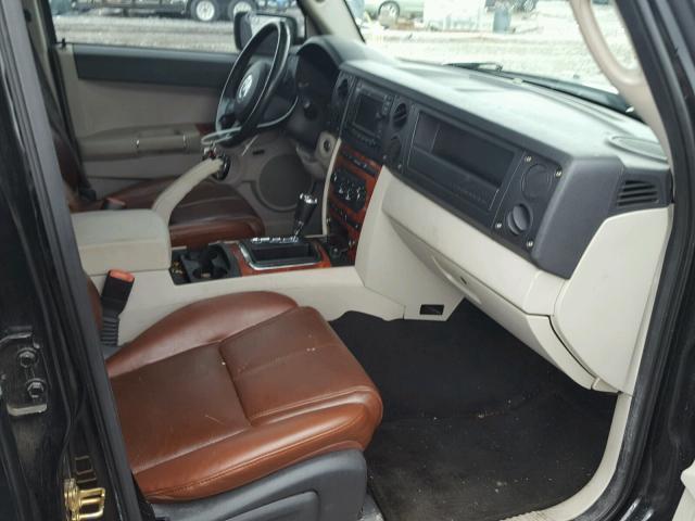 1J8HH58N86C192647 - 2006 JEEP COMMANDER შავი ფოტო 5