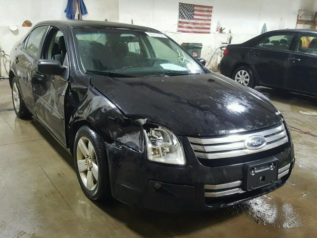 3FAHP07Z57R205333 - 2007 FORD FUSION SE BLACK photo 1