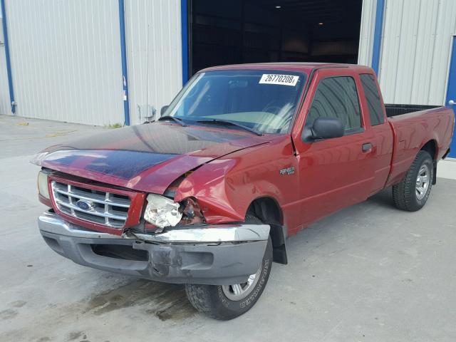 1FTYR44E93PA66516 - 2003 FORD RANGER SUP RED photo 2