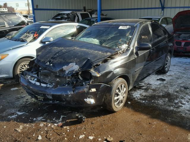 KL5JD56Z38K738358 - 2008 SUZUKI FORENZA BA BLACK photo 2