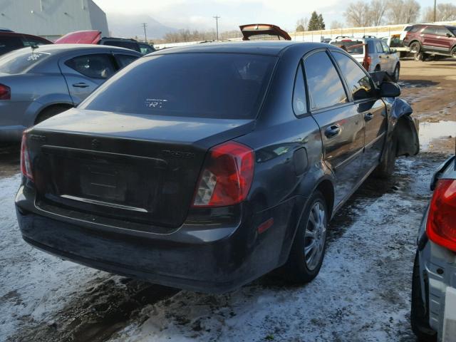 KL5JD56Z38K738358 - 2008 SUZUKI FORENZA BA BLACK photo 4