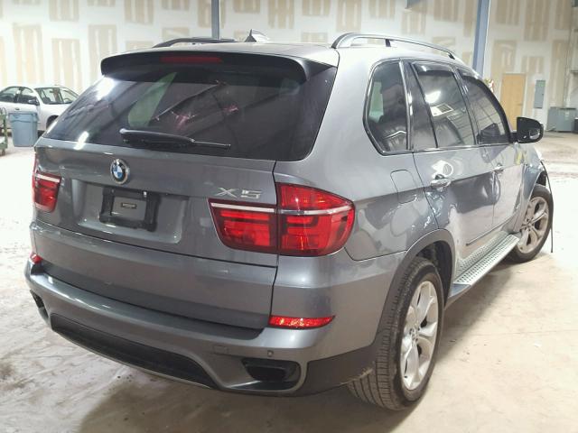 5UXZV8C50DL892560 - 2013 BMW X5 XDRIVE5 GRAY photo 4