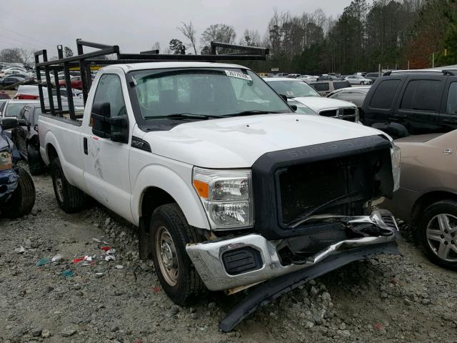 1FTBF2A62DEA52051 - 2013 FORD F250 SUPER WHITE photo 1