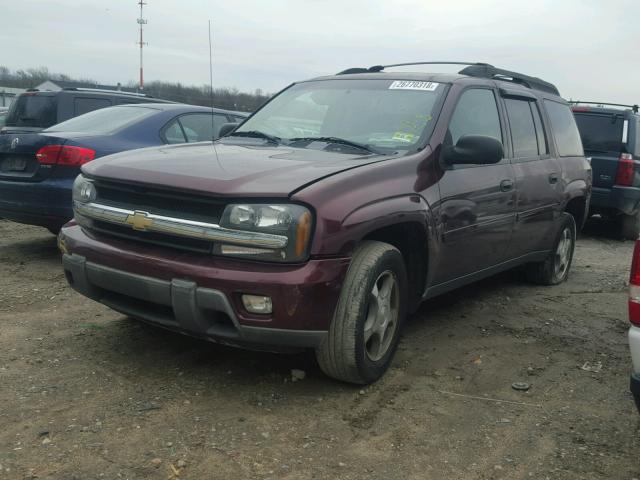 1GNET16S766107846 - 2006 CHEVROLET TRAILBLAZE BURGUNDY photo 2