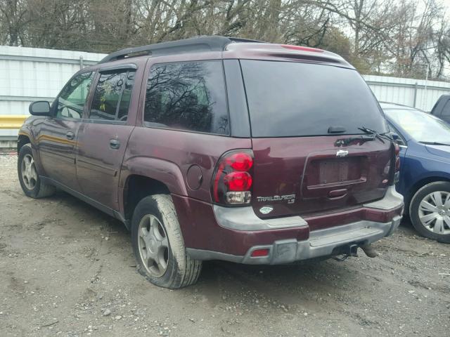 1GNET16S766107846 - 2006 CHEVROLET TRAILBLAZE BURGUNDY photo 3