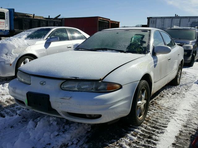 1G3NF52E0YC416246 - 2000 OLDSMOBILE ALERO GLS WHITE photo 2