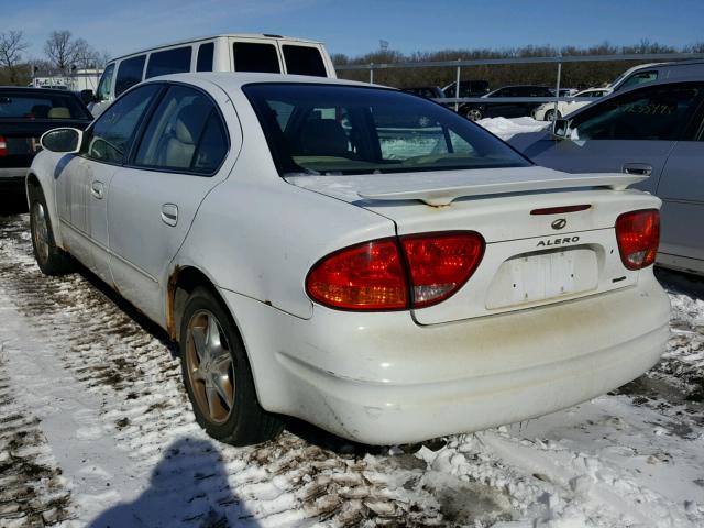 1G3NF52E0YC416246 - 2000 OLDSMOBILE ALERO GLS WHITE photo 3