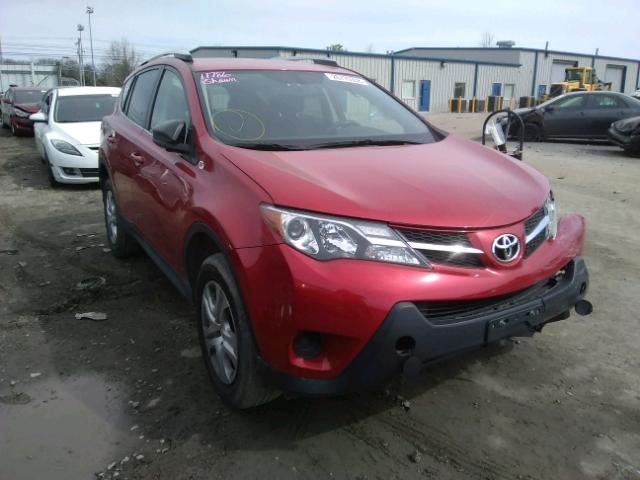 JTMBFREV7ED069655 - 2014 TOYOTA RAV4 LE RED photo 1