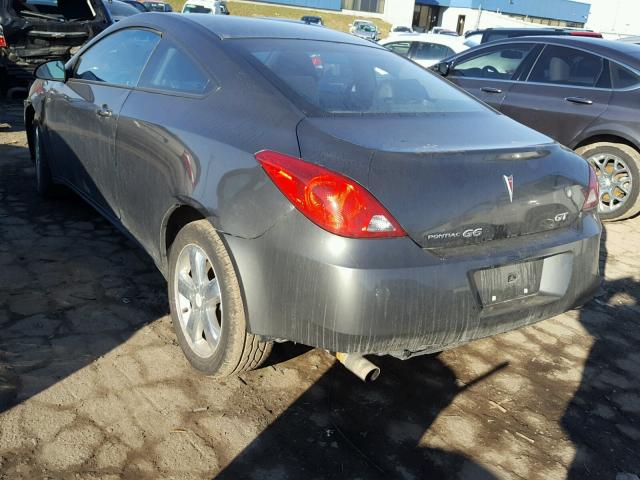 1G2ZH17N474177987 - 2007 PONTIAC G6 GT GRAY photo 3