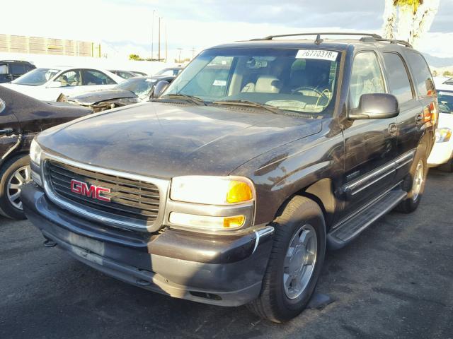 1GKEK13T16J105312 - 2006 GMC YUKON BLACK photo 2