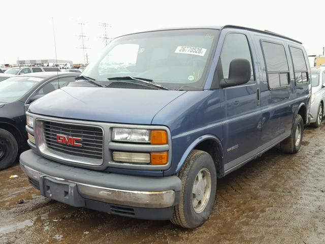 1GDFG15MXV1088009 - 1997 GMC SAVANA RV BLUE photo 2