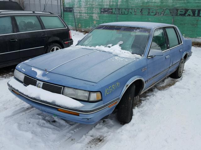 2G3AM51W6J9432897 - 1988 OLDSMOBILE CUTLASS CI BLUE photo 2