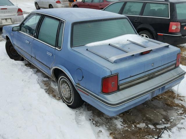 2G3AM51W6J9432897 - 1988 OLDSMOBILE CUTLASS CI BLUE photo 3