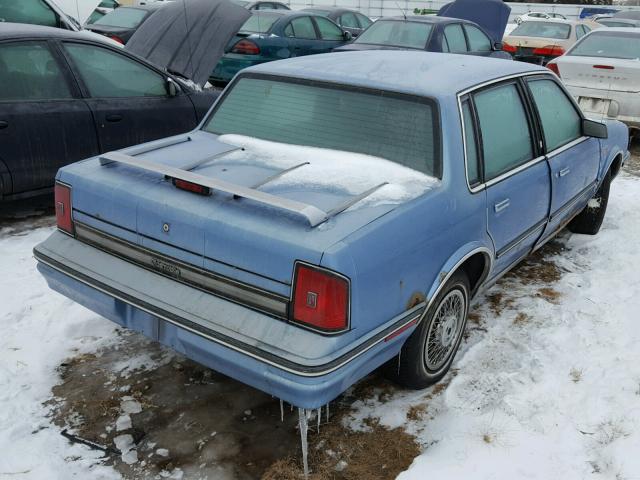 2G3AM51W6J9432897 - 1988 OLDSMOBILE CUTLASS CI BLUE photo 4