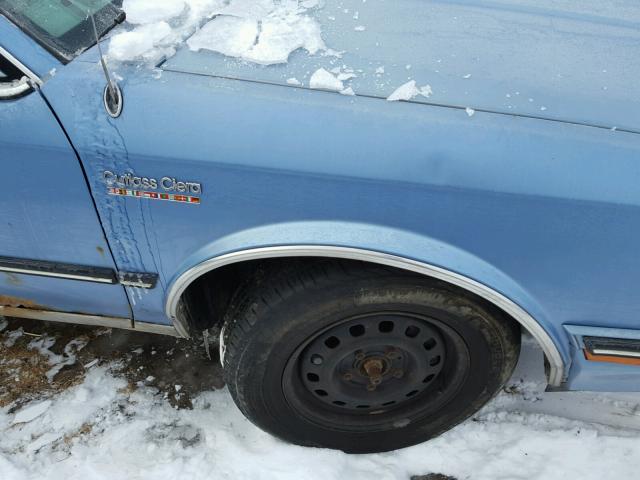 2G3AM51W6J9432897 - 1988 OLDSMOBILE CUTLASS CI BLUE photo 9