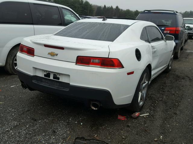 2G1FD1E33F9175812 - 2015 CHEVROLET CAMARO LT WHITE photo 4