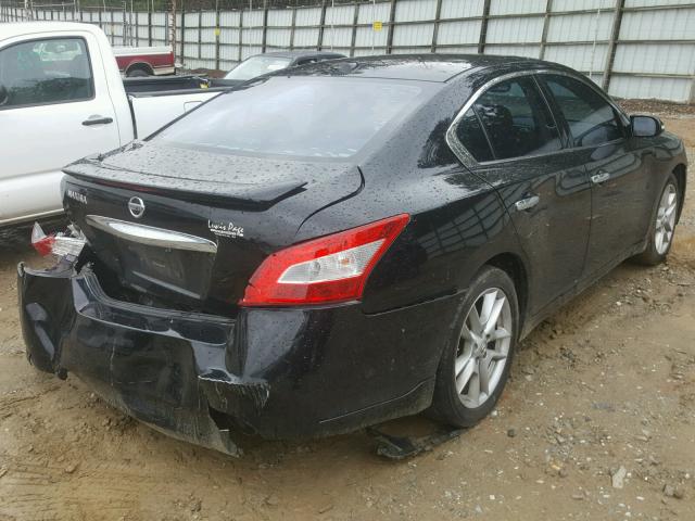 1N4AA5AP3AC866078 - 2010 NISSAN MAXIMA S BLACK photo 4