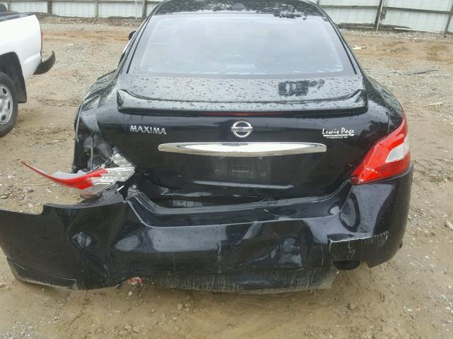 1N4AA5AP3AC866078 - 2010 NISSAN MAXIMA S BLACK photo 9