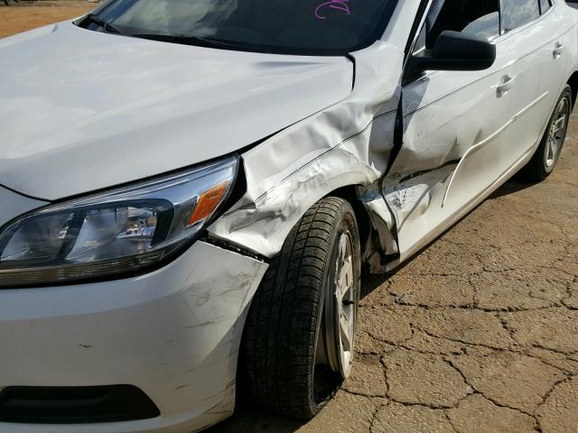 1G11B5SA2DF173287 - 2013 CHEVROLET MALIBU LS თეთრი ფოტო 9