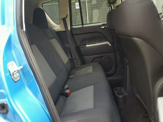 1J8FT47W78D547802 - 2008 JEEP COMPASS SP BLUE photo 6
