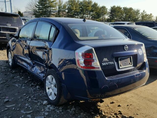 3N1AB61E18L653014 - 2008 NISSAN SENTRA 2.0 BLUE photo 3