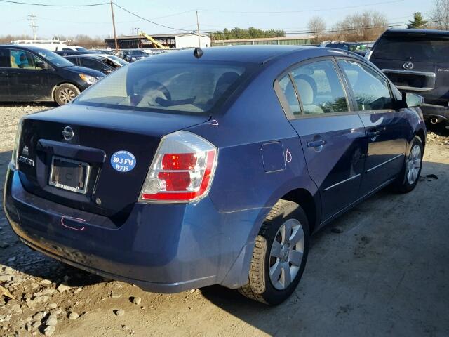 3N1AB61E18L653014 - 2008 NISSAN SENTRA 2.0 BLUE photo 4