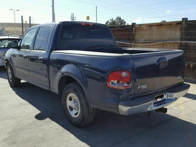 1FTRW07683KB20749 - 2003 FORD F150 SUPER BLUE photo 3