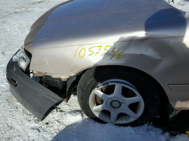 4T1BF12B9TU067183 - 1996 TOYOTA AVALON XL TAN photo 9