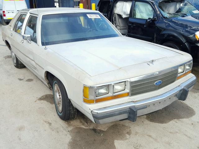 2FABP73F8JX157071 - 1988 FORD CROWN VICT CREAM photo 1