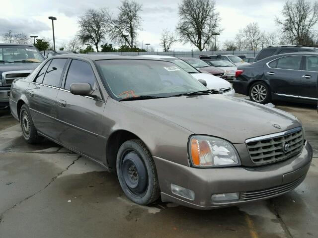 1G6KF54971U215529 - 2001 CADILLAC DEVILLE DT BROWN photo 1