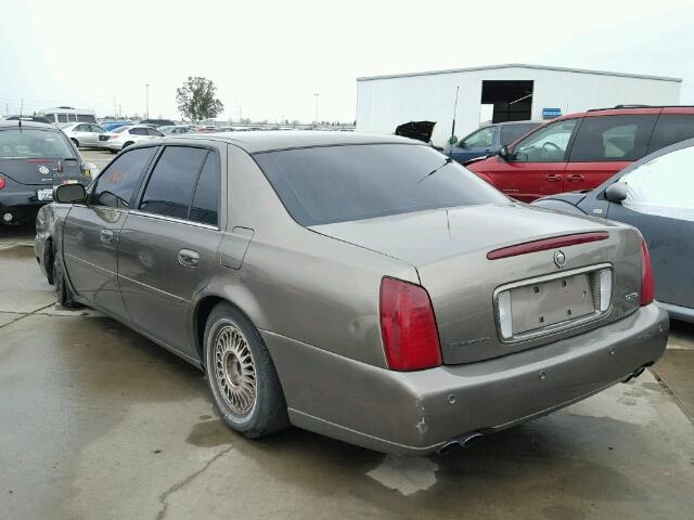 1G6KF54971U215529 - 2001 CADILLAC DEVILLE DT BROWN photo 3