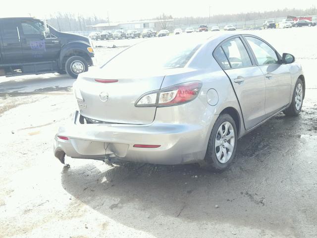 JM1BL1UF7C1562755 - 2012 MAZDA 3 I GRAY photo 4